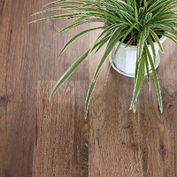 Vinyl Floor Tiles Self Adhesive Flooring Black Walnut Wood Grain 16 Pack 2.3SQM