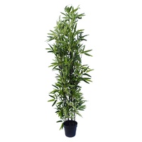 Artificial Bamboo Black Bamboo 180cm Real Touch Leaves