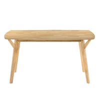 1.5m 6 seaters OVAL dining table : colour -Natural