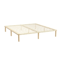 Artiss Bed Frame King Size Wooden Base Mattress Platform Timber Pine AMBA