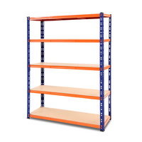 Giantz 1.2M Warehouse Racking Shelving Storage Shelf Garage Shelves Rack Steel Blue and Orange
