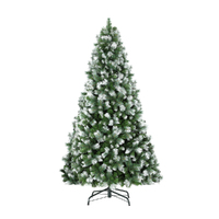 Jingle Jollys 2.7M Christmas Tree with Pine Needle Snowy Xmas Tree 1765 Tips