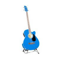 Karrera 43in Acoustic Bass Guitar Blue