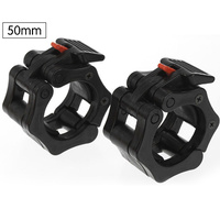 50mm Pair Olympic Barbell Dumbbell Lockjaw Locking Collars