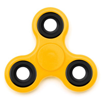 Fidget Spinner Tri-Hand Stress Relief Toy - Yellow