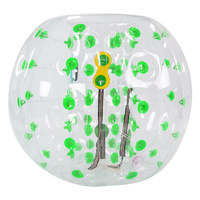 1.2m Inflatable Bumper Ball Body Bubble Outdoor Transparent - Green