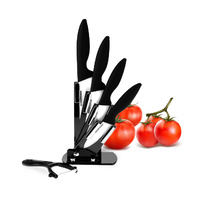Ceramic Kitchen Knife Peeler 6pc Set