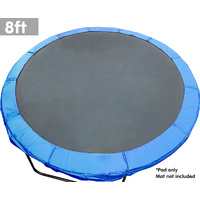 8ft Trampoline Replacement Safety Spring Pad Round Cover