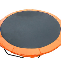 6ft Trampoline Replacement Safety Spring Pad Round Cover Orange
