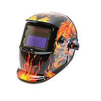 Centurion Solar Auto Darkening Welding Helmet - Skull Flame
