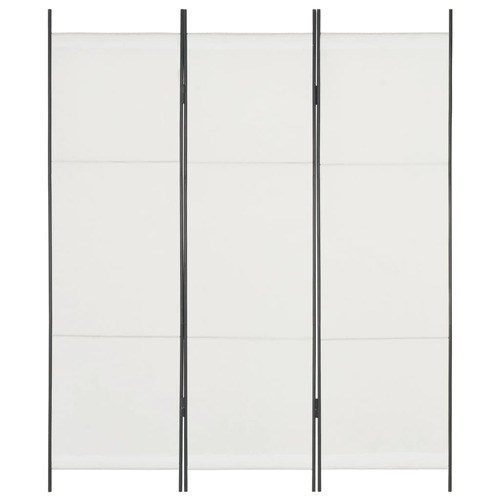 3-Panel Room Divider White 150x180 cm