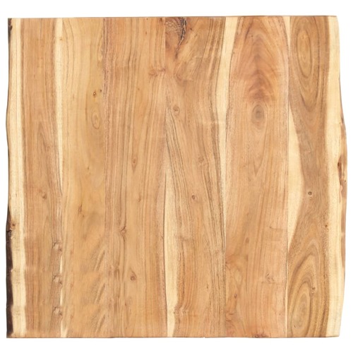 Table Top Solid Acacia Wood 60x(50-60)x3.8 cm