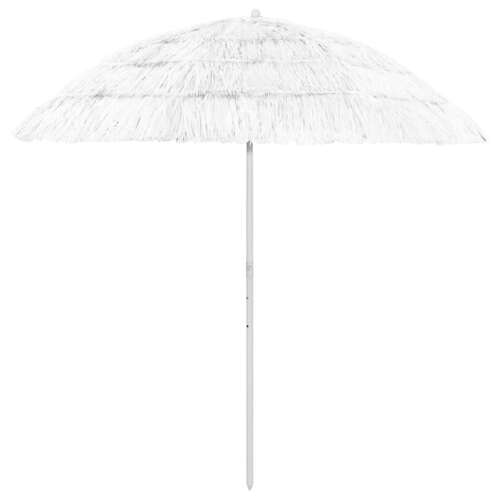 Beach Umbrella White 240 cm