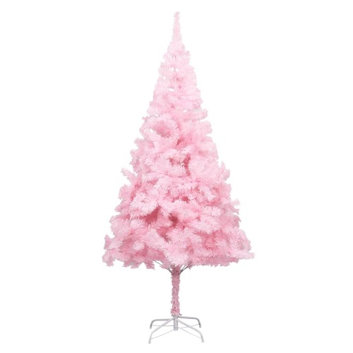 Artificial Christmas Tree with Stand Pink 180 cm PVC