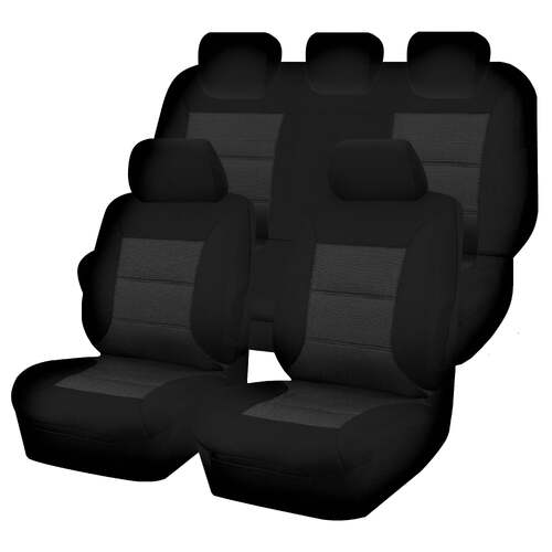 Seat Covers for MAZDA BT-50 B22P/Q-B32P/Q UP SERIES 10/2011 ? 08/2015 DUAL CAB FR BLACK PREMIUM