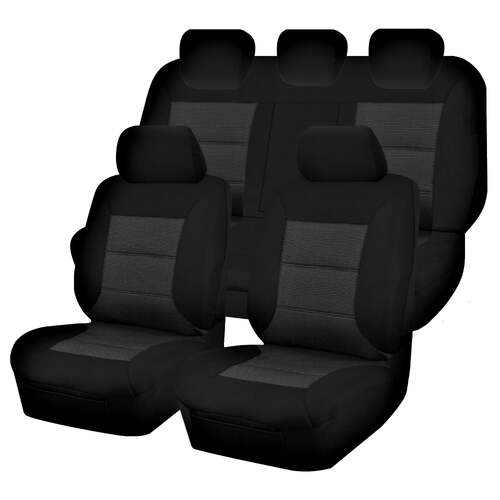 Seat Covers for MAZDA BT-50 FR UR 09/2015 - 06/2020 DUAL CAB FR BLACK PREMIUM