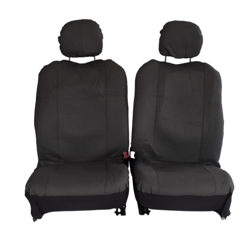 Canvas Seat Covers For Toyota Tacoma 03/2009-2020 Grey Dual-Cab