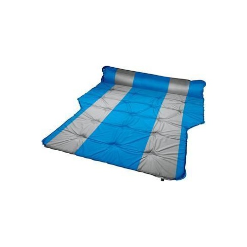 Trailblazer Self-Inflatable Air Mattress With Bolsters and Pillow - LIGHT BLUE