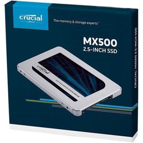 MICRON (CRUCIAL) MX500 1TB 2.5\' SATA SSD - 3D TLC 560/510 MB/s 90/95K IOPS Acronis True Image Cloning Software 7mm w/9.5mm Adapter