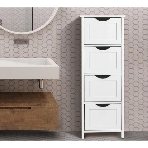Sian Chest Of Drawers Storage Cabinet - White