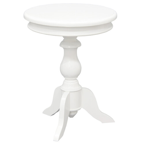 Milano Round Wine Table (White)