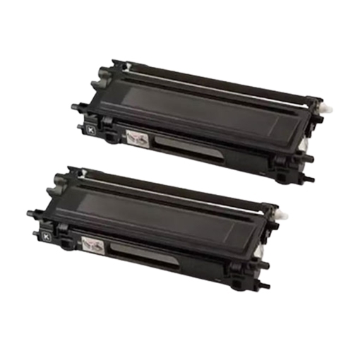 Compatible Premium 2 x TN251BK  Black Toner Cartridge - for use in Brother Printers