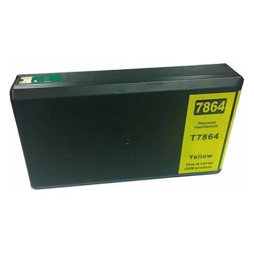 Compatible Premium Ink Cartridges T7864 Standard Yellow   Inkjet Cartridge - for use in Epson Printers