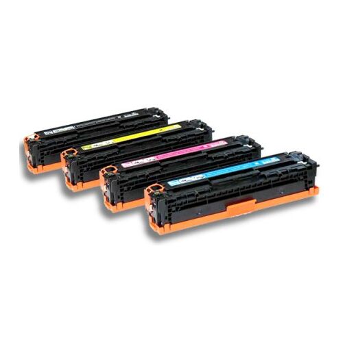 Compatible Premium Toner Cartridges 125A  Toner Set of 4 - Bk/C/M/Y CB540a - CB543a - for use in HP Printers