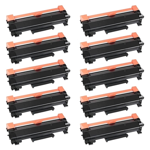Compatible Premium 10 x TN2450 Black Toner Cartridge - for use in Brother Printers