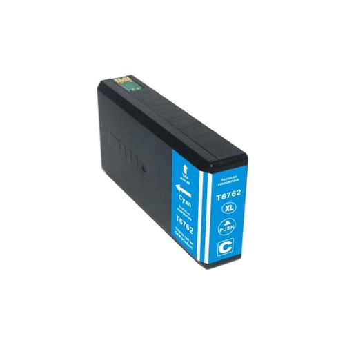 Compatible Premium Ink Cartridges T6762XL High Yield Cyan  Inkjet Cartridge - for use in Epson Printers