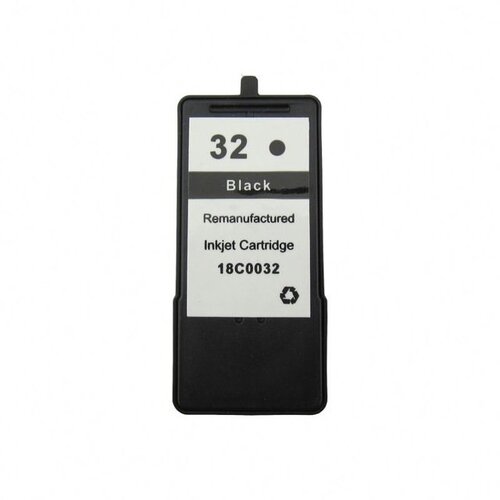Compatible Premium Ink Cartridges No.32(18C0032) Black Remanufactured Inkjet Cartridge - for use in Lexmark Printers