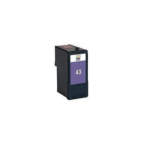 Compatible Premium Ink Cartridges No.43 (18Y0143) 3C Remanufactured Inkjet Cartridge - for use in Lexmark Printers