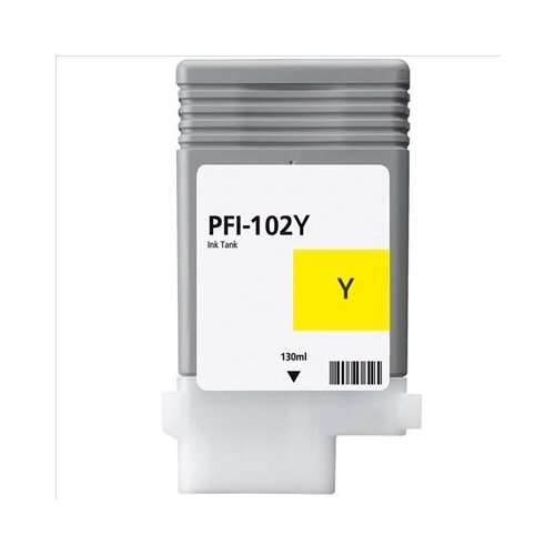 Compatible Canon PFI-102 Yellow Wide Format Ink