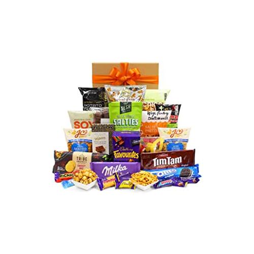 Indulgence Gift Hamper - Chips, Popcorn, Chocolate & Snacks - Sweet & Savoury Gift Hamper Box for Birthdays, Christmas, Easter, Weddings, Receptions, 