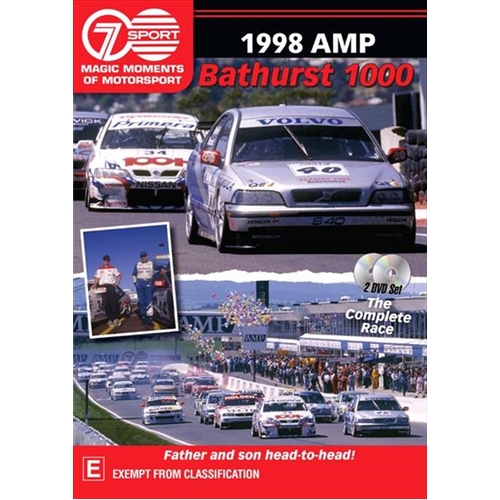 AMP Bathurst 1000 - 1998 2 Litres Complete Race DVD