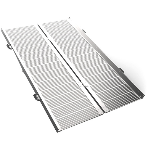 EQUIPMED 182cm Portable Folding Aluminium Access Ramp, 272kg Rated, for Wheelchair, Mobility Scooter, Rollator