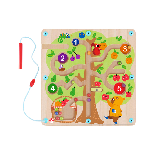 COUNTING FRUIT BALL MAZE TREE