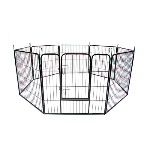 Paw Mate Pet Playpen Heavy Duty 32in 8 Panel Foldable Dog Exercise Enclosure Fence Cage