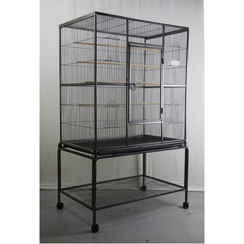 YES4PETS 140 cm Large Bird Cage Parrot Budgie Aviary With Stand