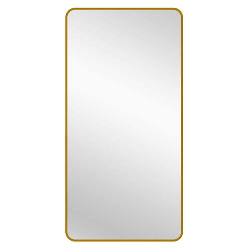 Gold Metal Rectangle Mirror - X-Large 100cm x 200cm