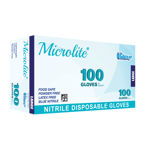 Microlite Nitrile - Disposable Medical Gloves - 100pc Medium