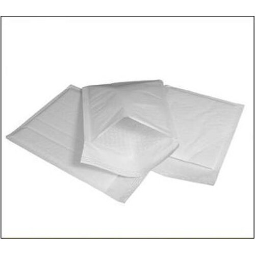 25 Piece Pack - 22.5cm x 15cm White Bubble Padded Envelope Bag Post Courier Shipping SMALL Self Seal