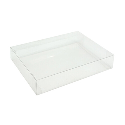 50 Pack of 15*15*4cm Clear PVC Plastic Folding Packaging Small rectangle/square Boxes for Wedding Jewelry