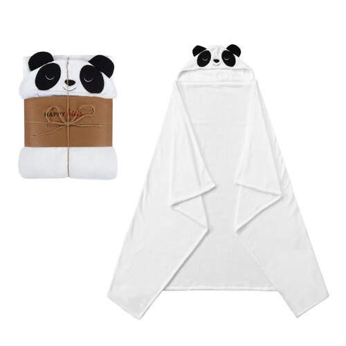 Happy Kids Panda Hooded Blanket