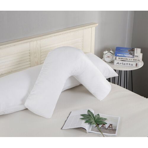 1000TC Premium Ultra Soft V SHAPE Pillowcase - White
