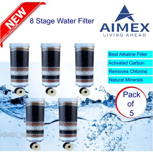 Aimex 8 Stage Water Filter Cartridges x 5