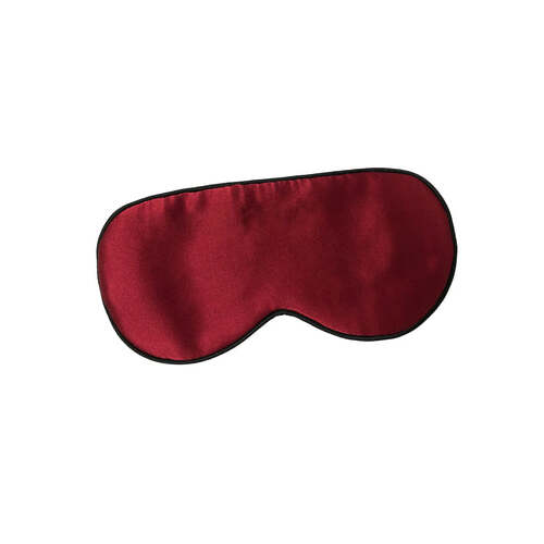 100 silk sleep eye mask for women men burgundy