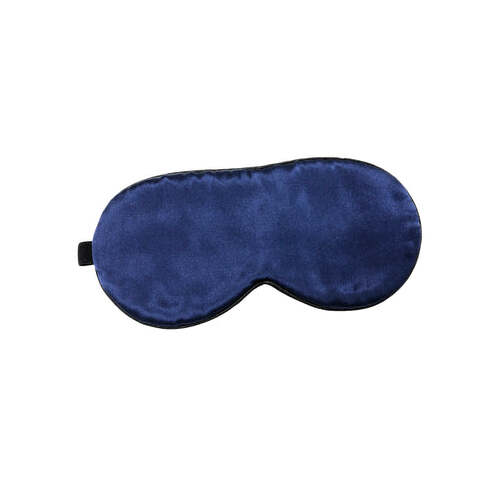 100 silk sleep eye mask for women men navy