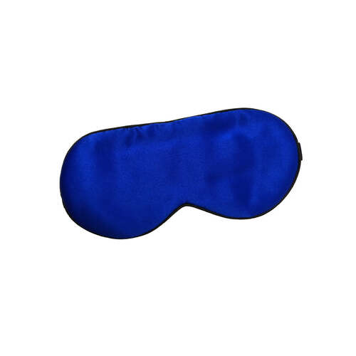 100 silk sleep eye mask for women men royal blue
