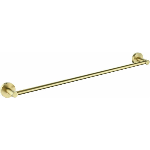 Luxurious Brushed Gold Stainless Steel 304 Towel Rack Rail - Single Bar 800mm